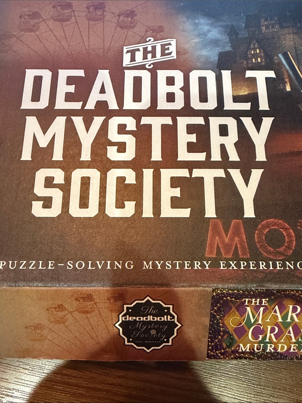 The Deadbolt Mystery Society - The Mardi Gras Murders